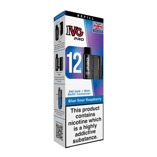 IVG Pro 12 Blue Sour Raspberry (Refill)
