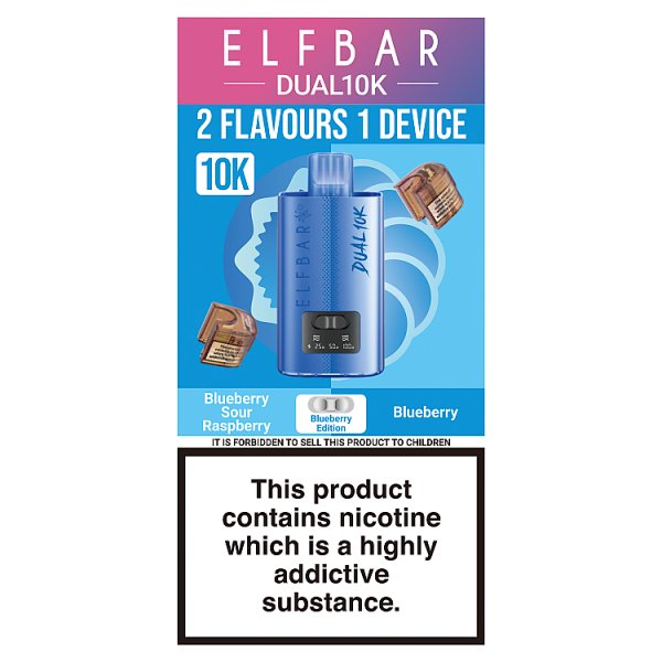 Elfbar Dual 10K - Blueberry Edition (Kit)