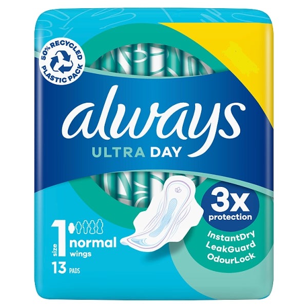 Always Ultra Day Normal Plus 13's