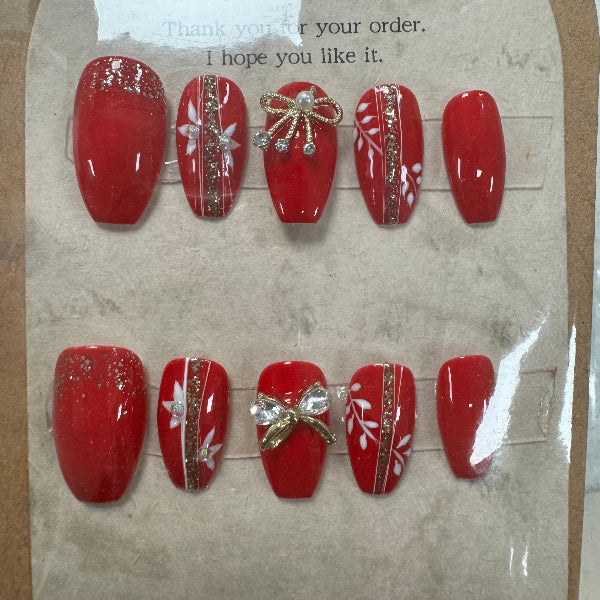 GK Beauty Nails Red