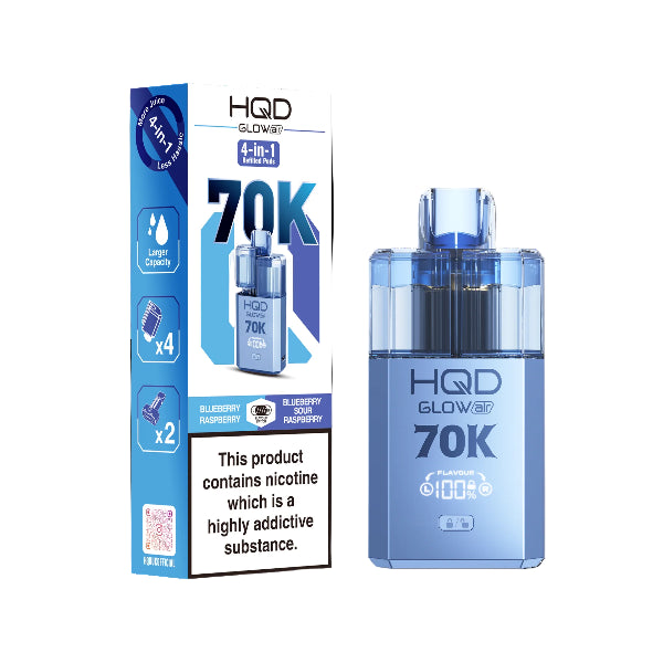 HQD Glow Air 70K - Blueberry/Raspberry (Kit)