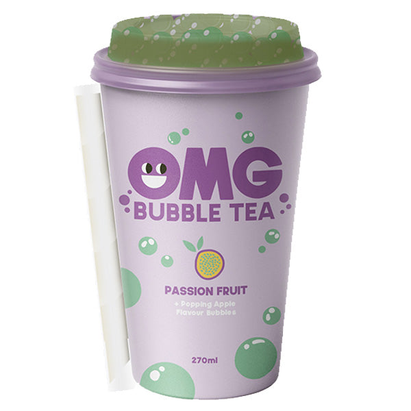 OMG Bubble Tea Passion Fruit (270ml)