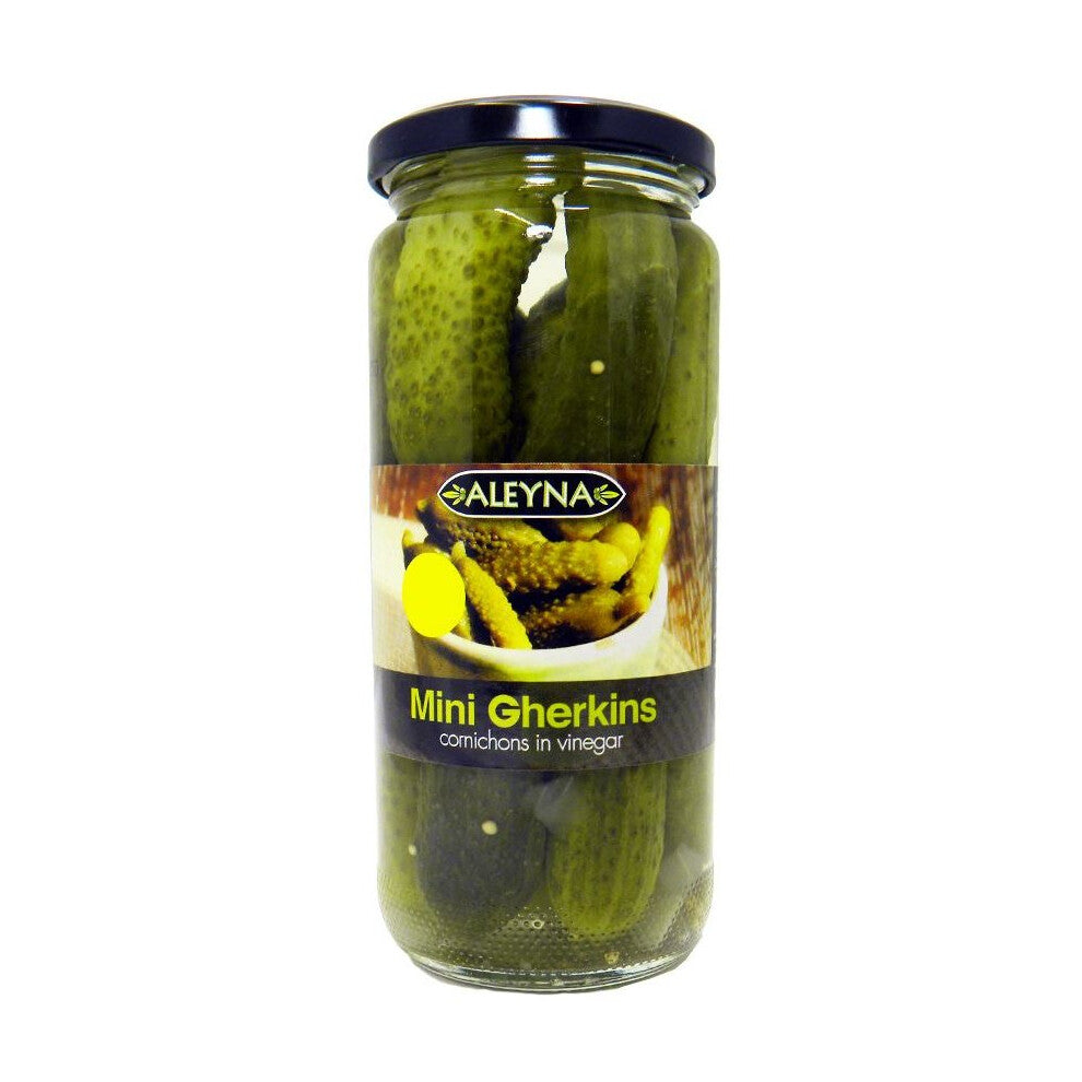 Aleyna Pickled Mini Gherkins (500g)