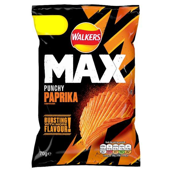Walkers Max Punchy Paprika (70g)