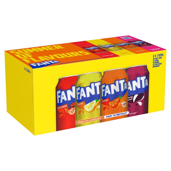 Fanta Variety 8pk Cans