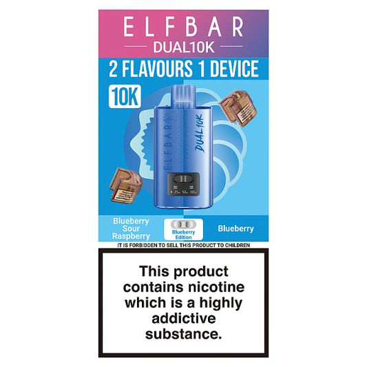 Elfbar Dual 10K - Blueberry Edition (Kit)
