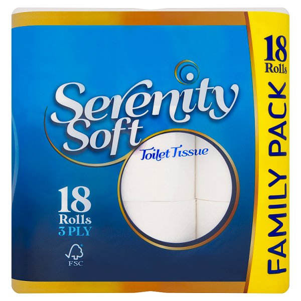 Serenity Soft 18pk Tissues