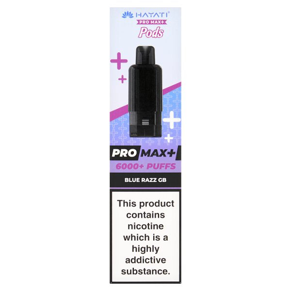 Hayati Pro Max 6k - Blue Razz GB (Refill POD)