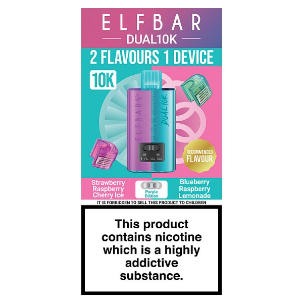 Elfbar Dual 10K - Purple Edition (Kit)