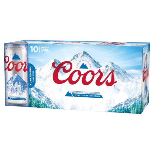 Coors 10pk Cans (440ml)