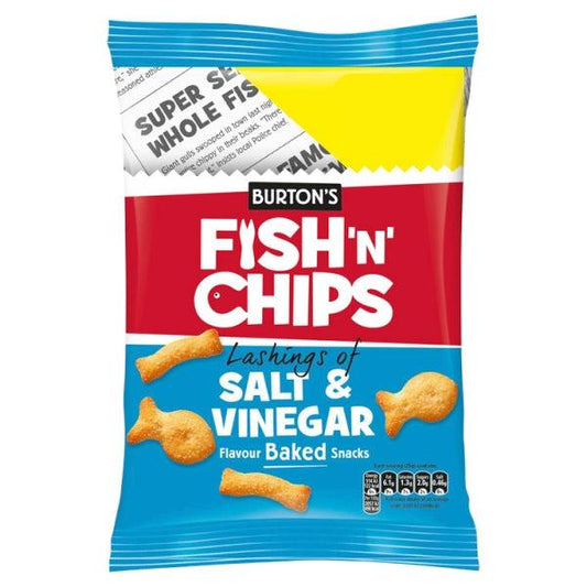 Burtons Fish&chips Salt&vinegar (125g)