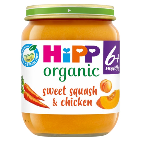 Hipp Sweet Squash & Chicken Baby Food 6m+ (125g)