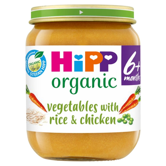 Hipp Veg With Rice & Chicken 6m+ (125g)