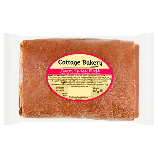 Cottage Bakery Jam Swiss Roll (380g)