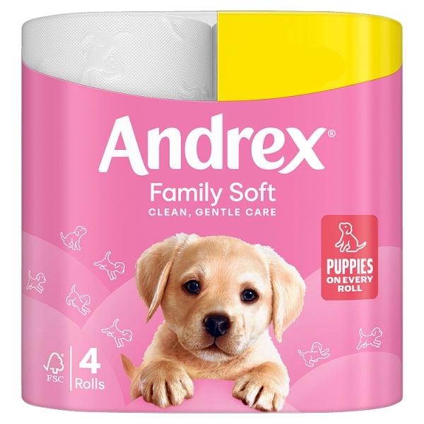 Andrex Family Soft Toilet Rolls 4pk