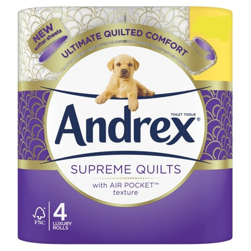Andrex Ultimate Quilts Toilet Tissue 4pk