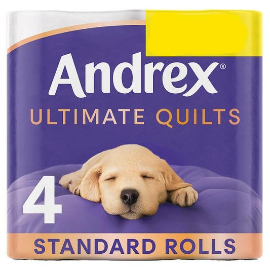 Andrex Supreme Quilts Toilet Tissue 4pk