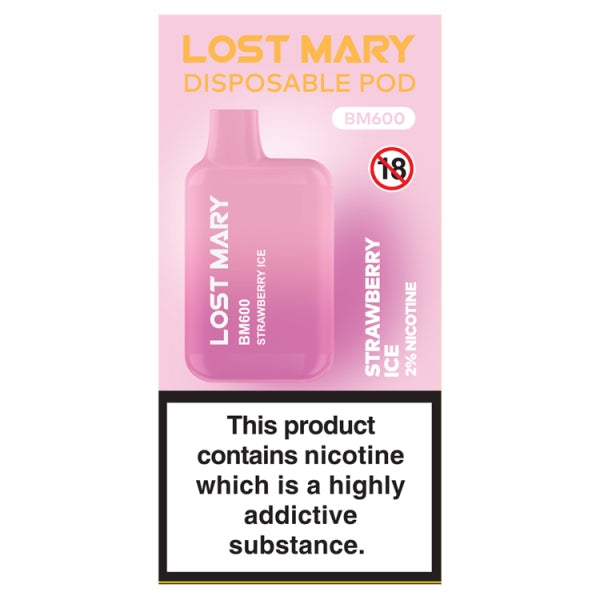 Lost Mary Strawberry Ice (600)