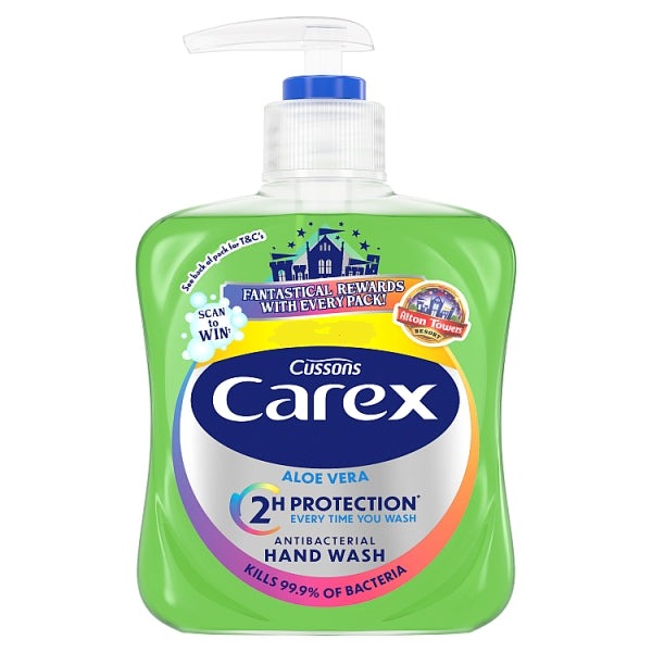 Carex Aloe Vera Antibacterial Hand Wash (250ml)