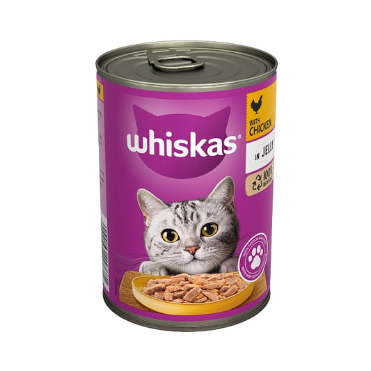 Whiskas 1+ Salmon In Jelly Can (400g)