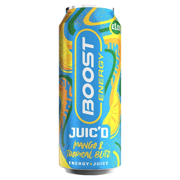 Boost Energy Juic'd Mango & Tropical Blitz (500ml)