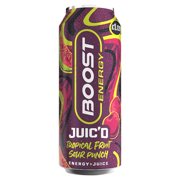 Boost Juic'd Tropical Fruit Sour Punch (500ml)