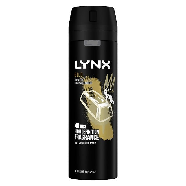 Lynx Body Spray Gold (200ml)