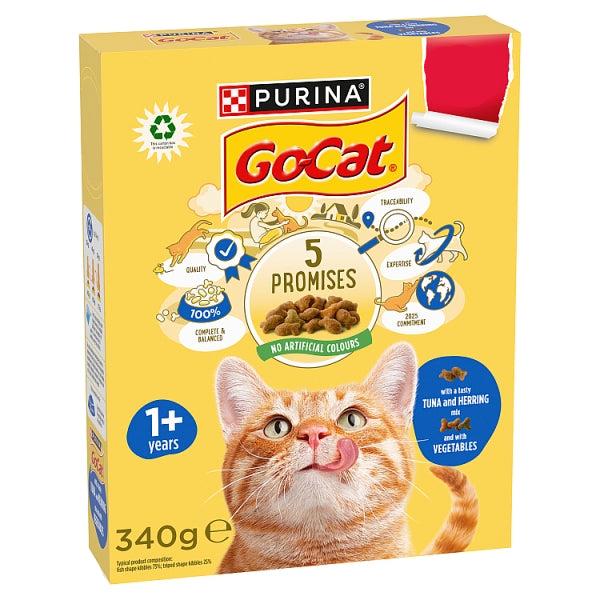 Go-Cat Tuna Herring & Veg (340g)
