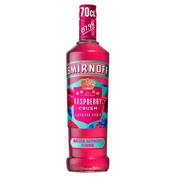 Smirnoff Raspberry Crush Vodka (70cl)