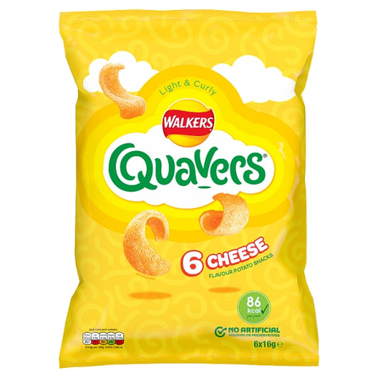 Quavers Cheese 6 Pack (16g)