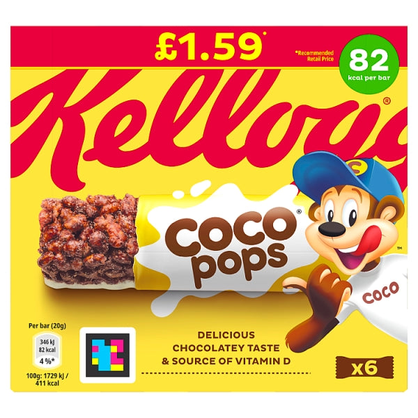 Coco Pops Bars (4pk)