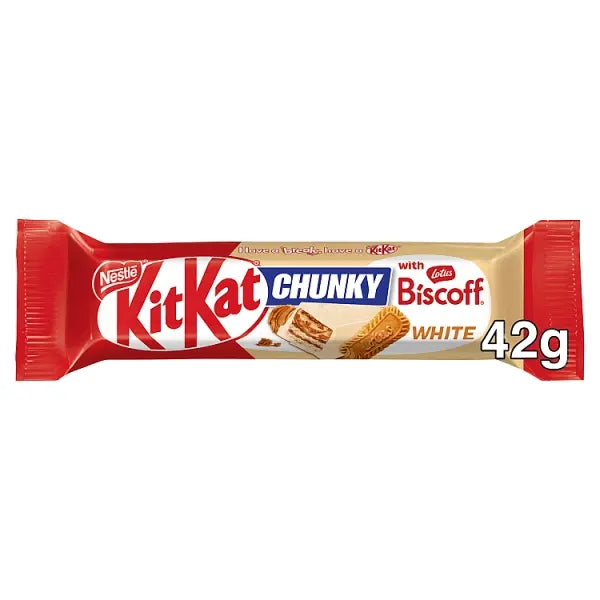 KitKat Chunky White Biscoff Bar (42g)