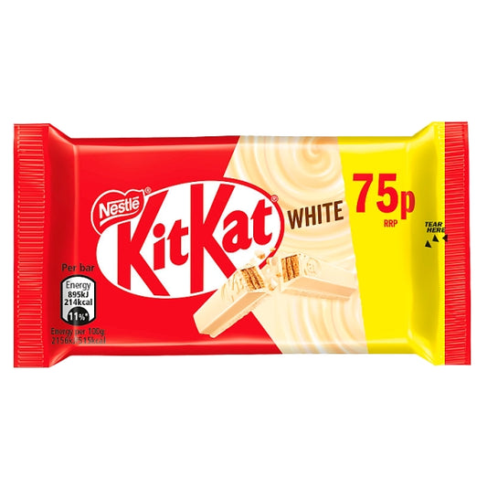 KitKat White 4 Finger Bar (41.5g)