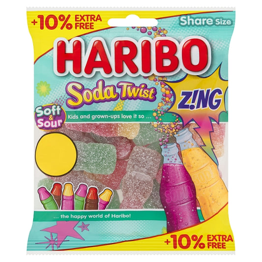 Haribo Soda Twist Zing (176g)