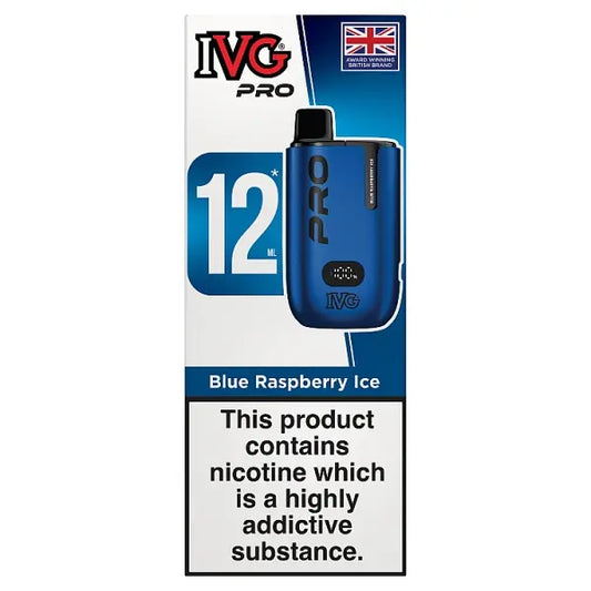 Ivg Pro 12 Blue Raspberry Ice 10k Puffs