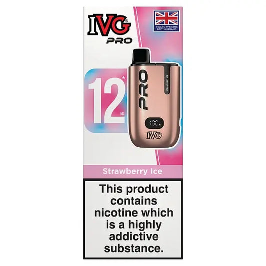 Ivg Pro 12 Strawberry Ice 10k Puffs