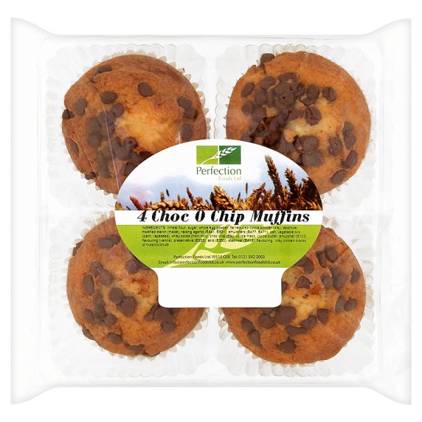 Perfections Choc O Muffins (4pk)