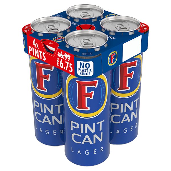 Foster's 4pk Pint (568ml)