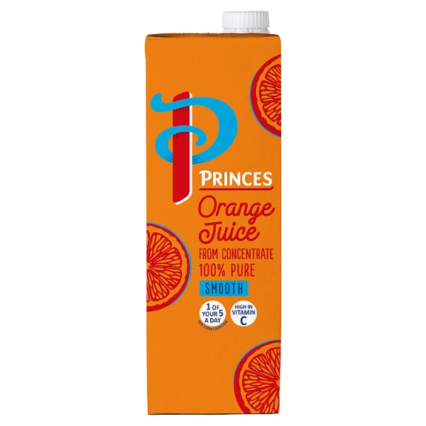 Princes Smooth Orange Juice (1ltr)