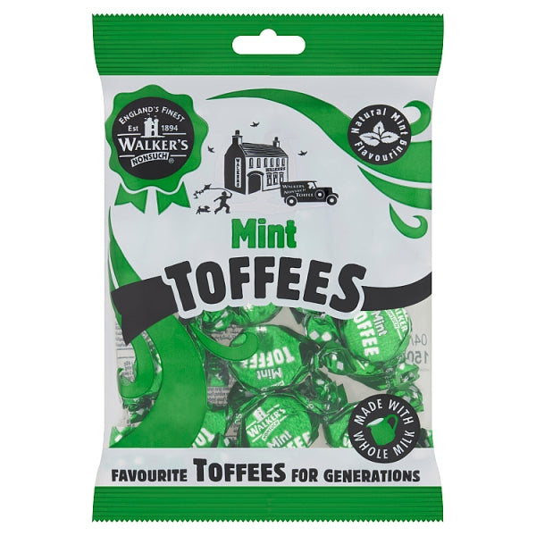 Walkers Mint Toffees Bag (150g)