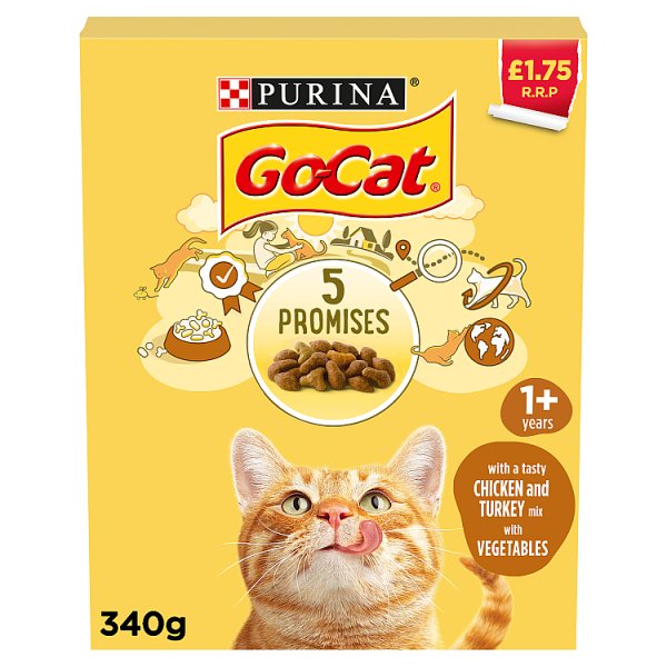 Go-Cat Chicken & Turkey (340g)