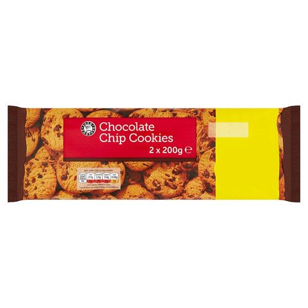Euro Shopper Chocolate Chip Cookies Twin Pack (2x200g)