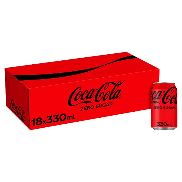 Coca-Cola zero 18pk (330ml)