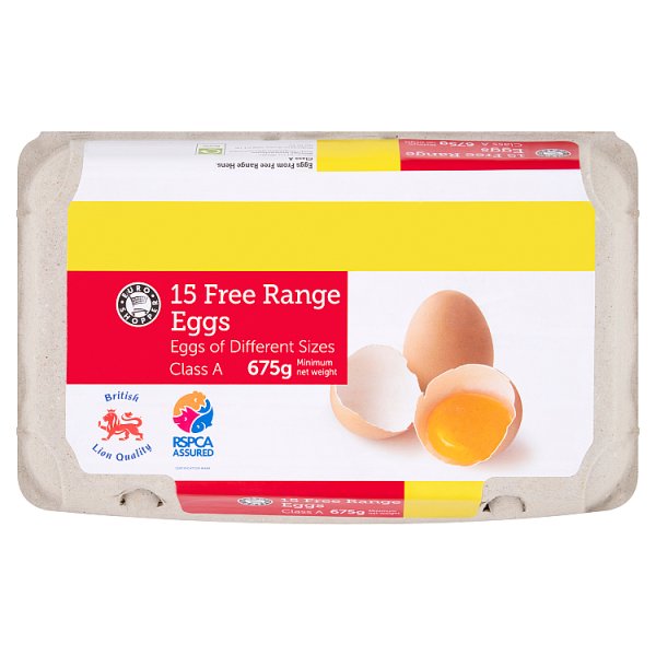 15pk Free Range Eggs