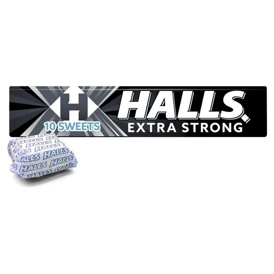 Halls Extra Strong Menthol (33.5g)