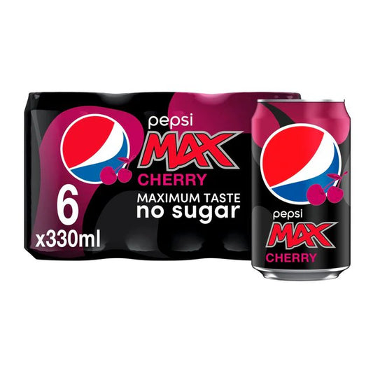 Pepsi Max Cherry 6pk (330ml)