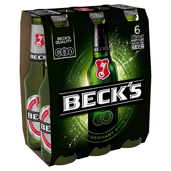 Becks 6pk Bottle (275ml)