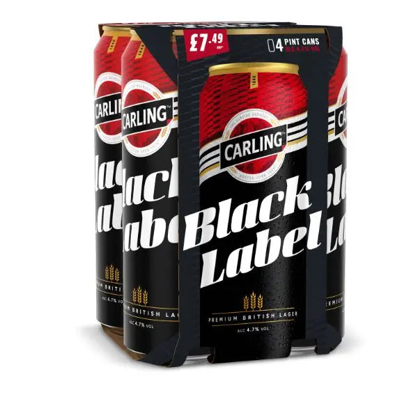 Carling Black Label 4pk (568ml)