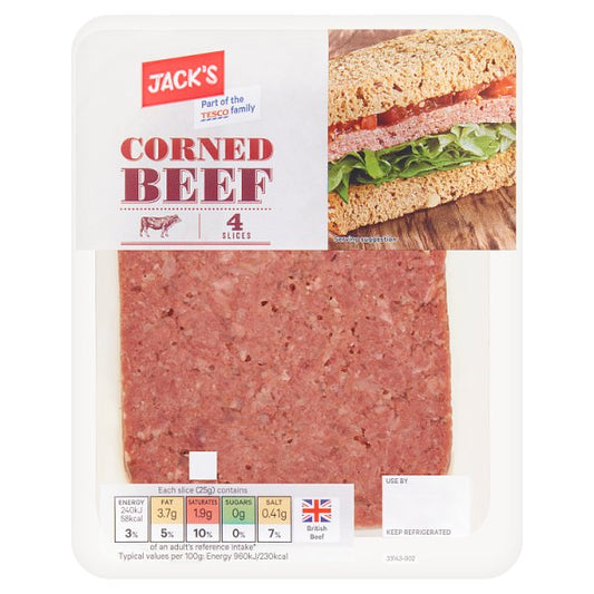 Jacks Corned Beef 4 Slices