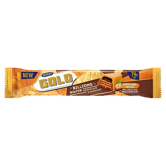 McVitie's Gold Billions Wafer Chocolate & Hazelnut (39g)